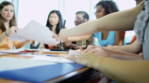 Aula de ensino do professor — Vídeo de Stock