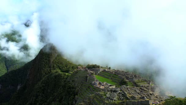 Machu Picchu na floresta tropical — Vídeo de Stock