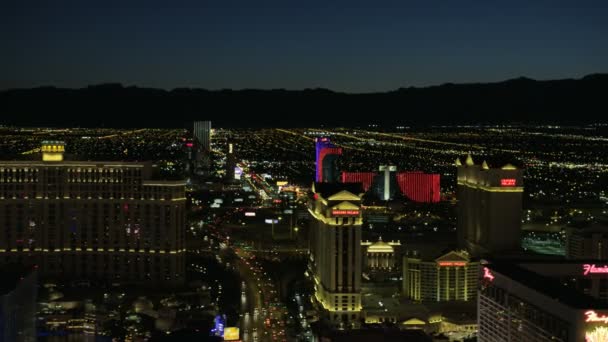 Belvárosi Resort szállodák és kaszinók Las Vegas — Stock videók