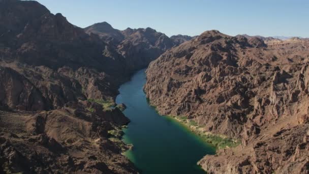 Rio Colorado e deserto de Mojave — Vídeo de Stock