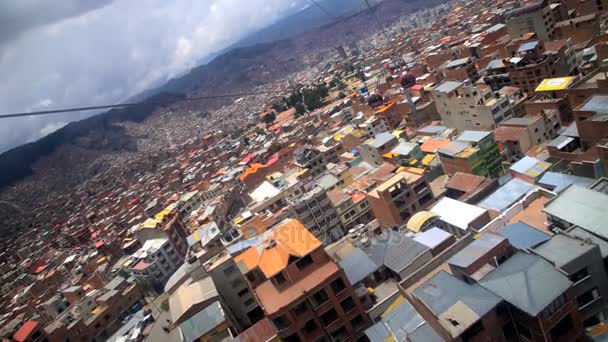 La Paz och El Alto Bolivia — Stockvideo
