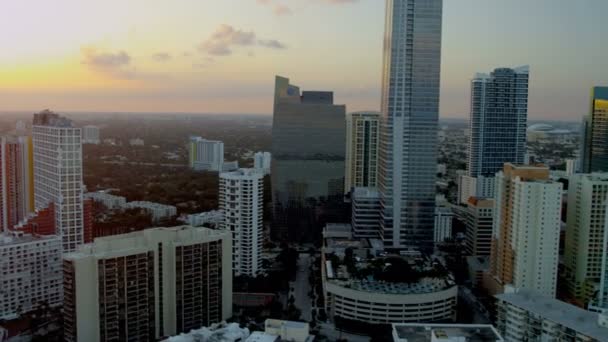 Miami finansiella business District — Stockvideo