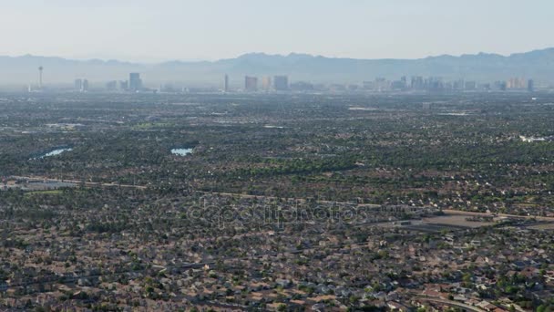Житлових будинках Лас-Вегасі — стокове відео