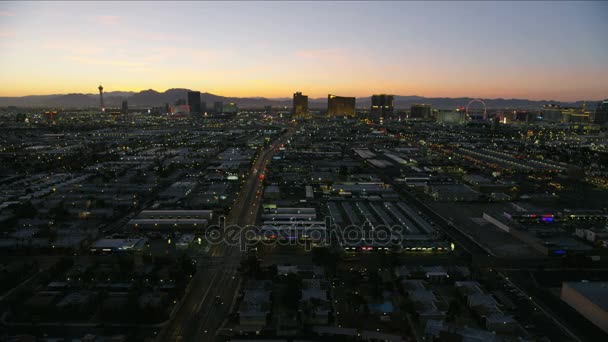 Belvárosi Resort szállodák és kaszinók Las Vegas — Stock videók