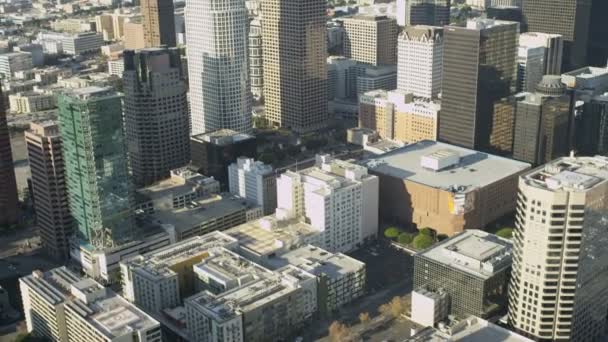 City office skyscrapers  Los Angeles — Stock Video