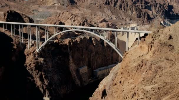 Hoover dam in Nevada — Stock Video