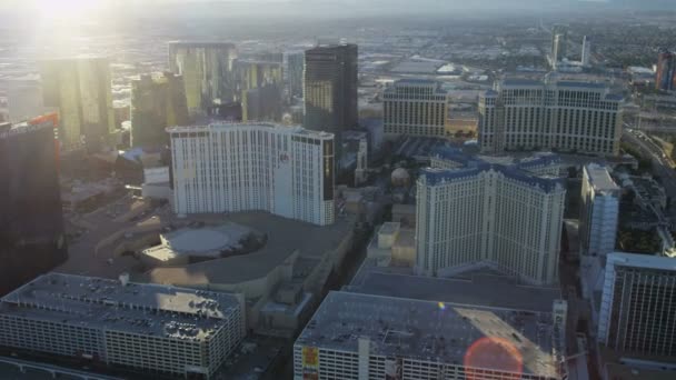 Lüks oteller ve casinolar Las Vegas — Stok video