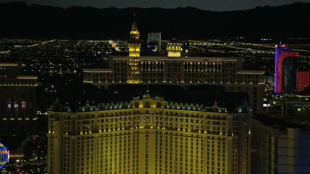 Belvárosi Resort szállodák és kaszinók Las Vegas — Stock videók