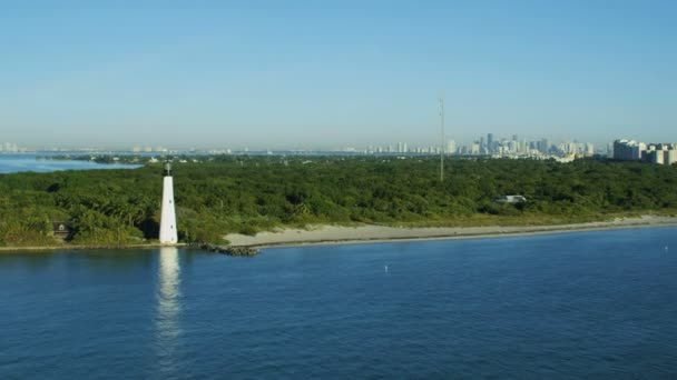 ケープ フロリダ灯台の日の出 — ストック動画