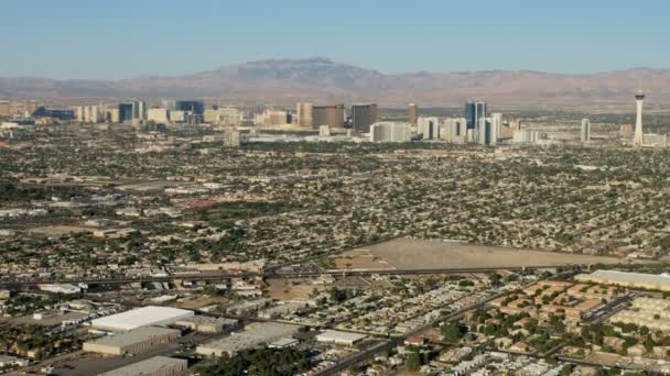 Şehir merkezindeki Resort otel ve Casino, Las Vegas — Stok video
