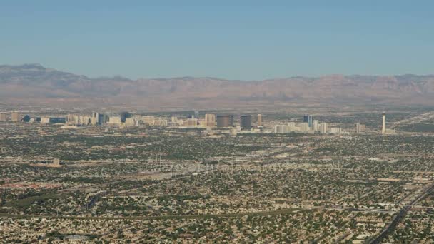 Residentiële woningen van Las Vegas — Stockvideo