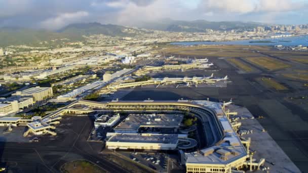 Aeropuerto Internacional de Honolulu — Vídeo de stock