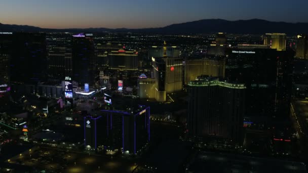 Oświetlony Las Vegas Blvd — Wideo stockowe