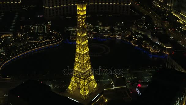 Світлові Лас-Вегас Стрип — стокове відео