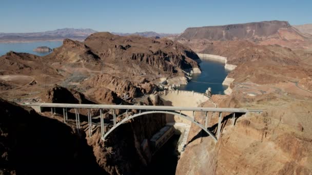 Hoover dam in Nevada — Stock Video