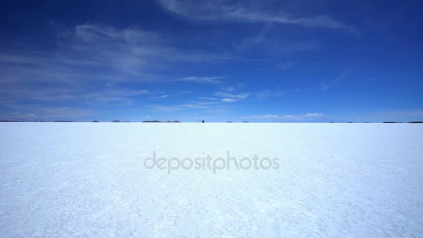 Salar de Uyuni arido — Video Stock