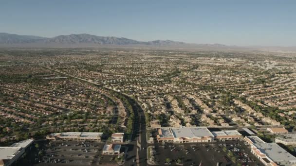 Rezidenčních příměstských domovů, Las Vegas — Stock video