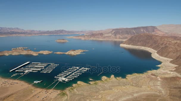 Las Vegas Bay boat Marina — Stock Video