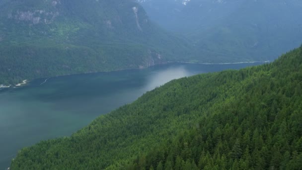 カナダの湖と荒野エリア — ストック動画