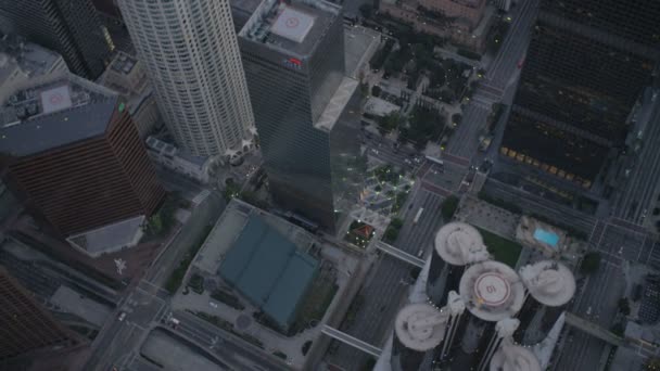 Rascacielos del centro de la ciudad Los Ángeles — Vídeo de stock