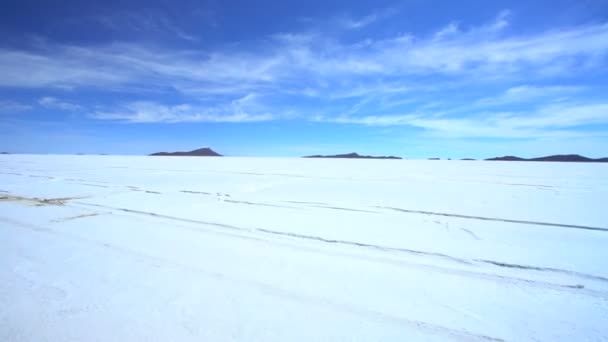 Bolivijské pouště slanisek — Stock video