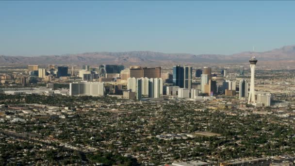 Hotéis Resort e Casinos, Las Vegas — Vídeo de Stock