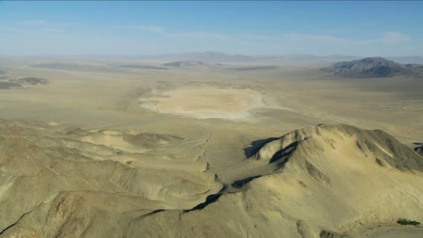 Afetado secou lago deserto, Nevada — Vídeo de Stock