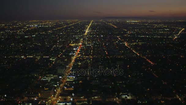 Tráfego de veículos em Los Angeles — Vídeo de Stock