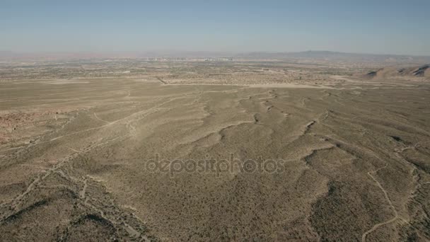 Deserto rurale periferia residenziale — Video Stock