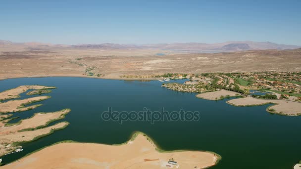 Woestijn oase Nevada — Stockvideo