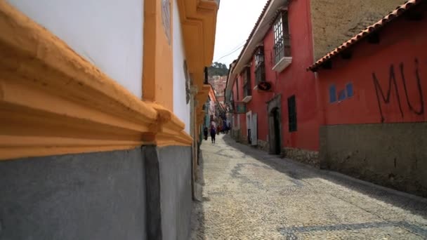 Городской район Боливии — стоковое видео