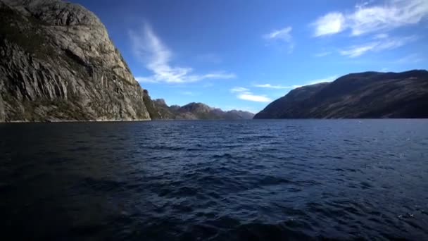 Lysefjorden Fjord Norway — Stok video