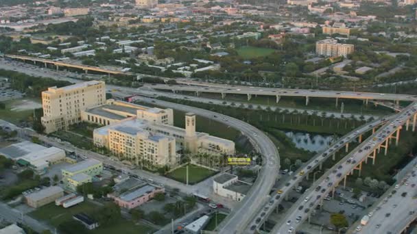 Highway 95 kruispunt, Miami — Stockvideo