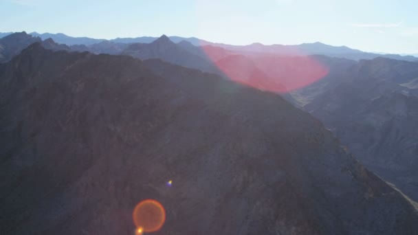 Chaîne de montagnes près de Las Vegas — Video