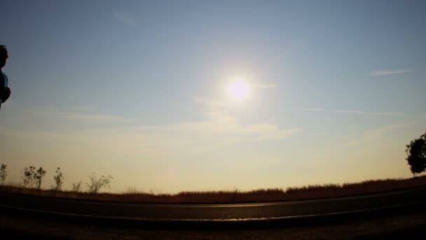 Jogging persone sul lavoro fuori — Video Stock