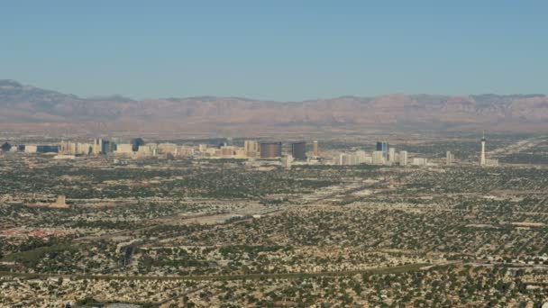 Residentiële woningen van Las Vegas — Stockvideo