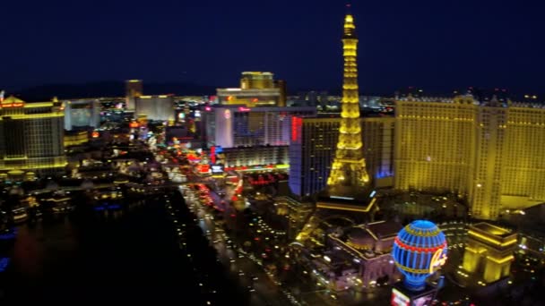 Világító Las Vegas Blvd — Stock videók
