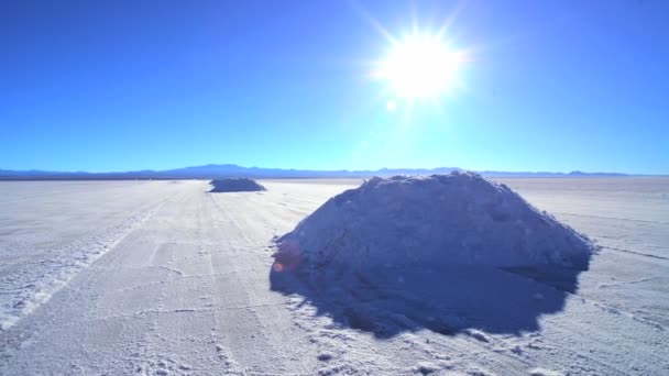 Bolivian Salt flats — Stock Video