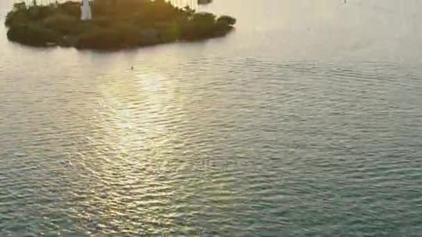 Tramonto di Flagler Memorial Island — Video Stock