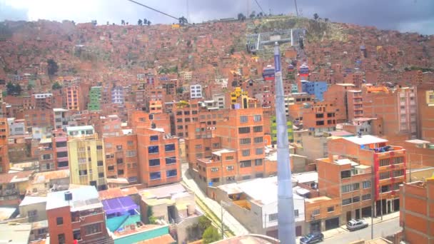 La Paz y El Alto Bolivia — Vídeos de Stock