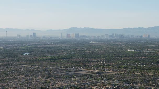 Residentiële woningen van Las Vegas — Stockvideo