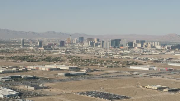 Casas suburbanas e hotéis Resort, Las Vegas — Vídeo de Stock