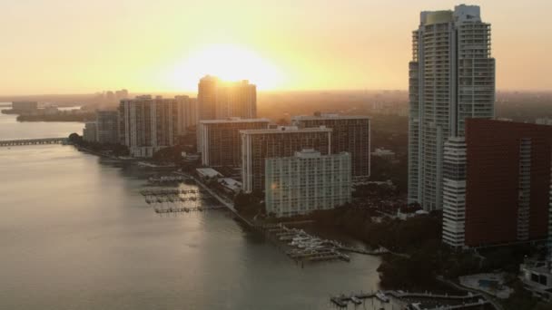 Finanzviertel in Miami — Stockvideo