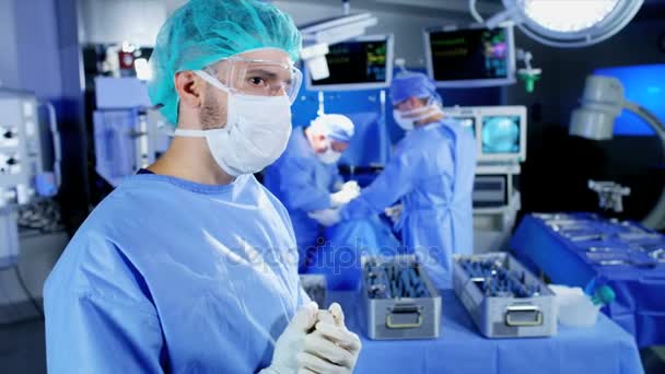 Orthopedic surgical operation — Stock Video