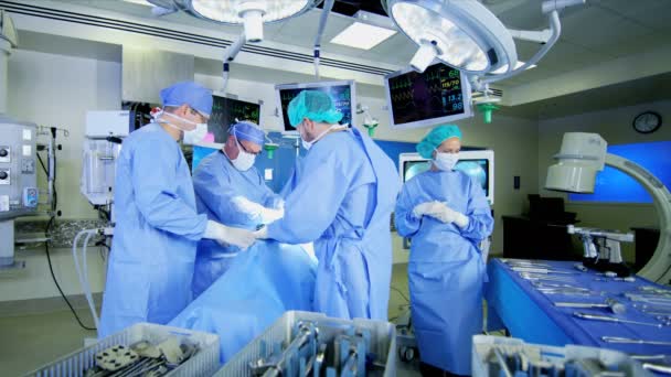 Ортопедическая операция — стоковое видео