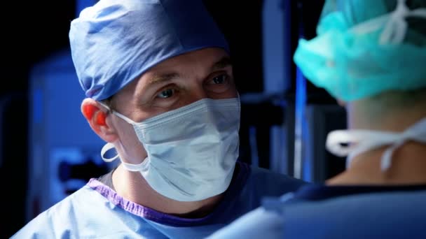 Ausbildung zur Durchführung laparoskopischer Operationen — Stockvideo