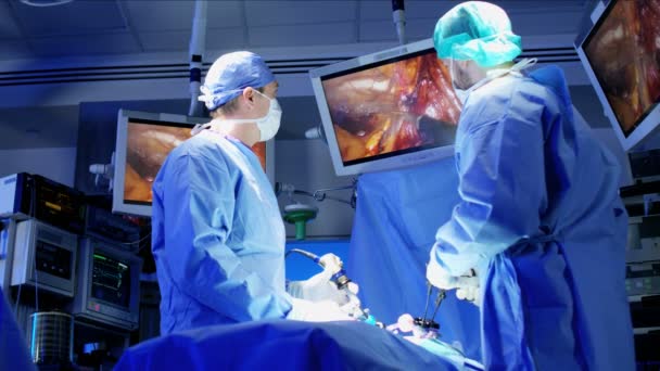 Χειρουργική επέμβαση λαπαροσκόπησης — Αρχείο Βίντεο