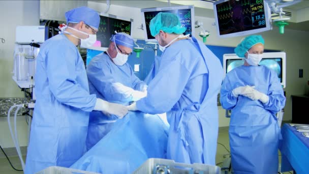 Orthopedic surgical operation — Stock Video