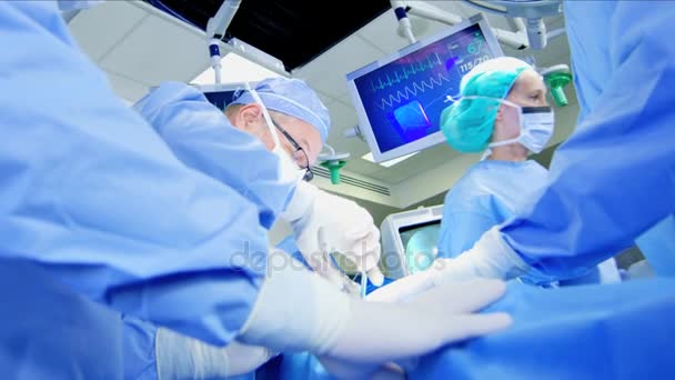 Хірурги час ортопеда операції — стокове відео