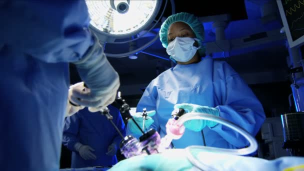 Медичні лапароскопічної операції — стокове відео
